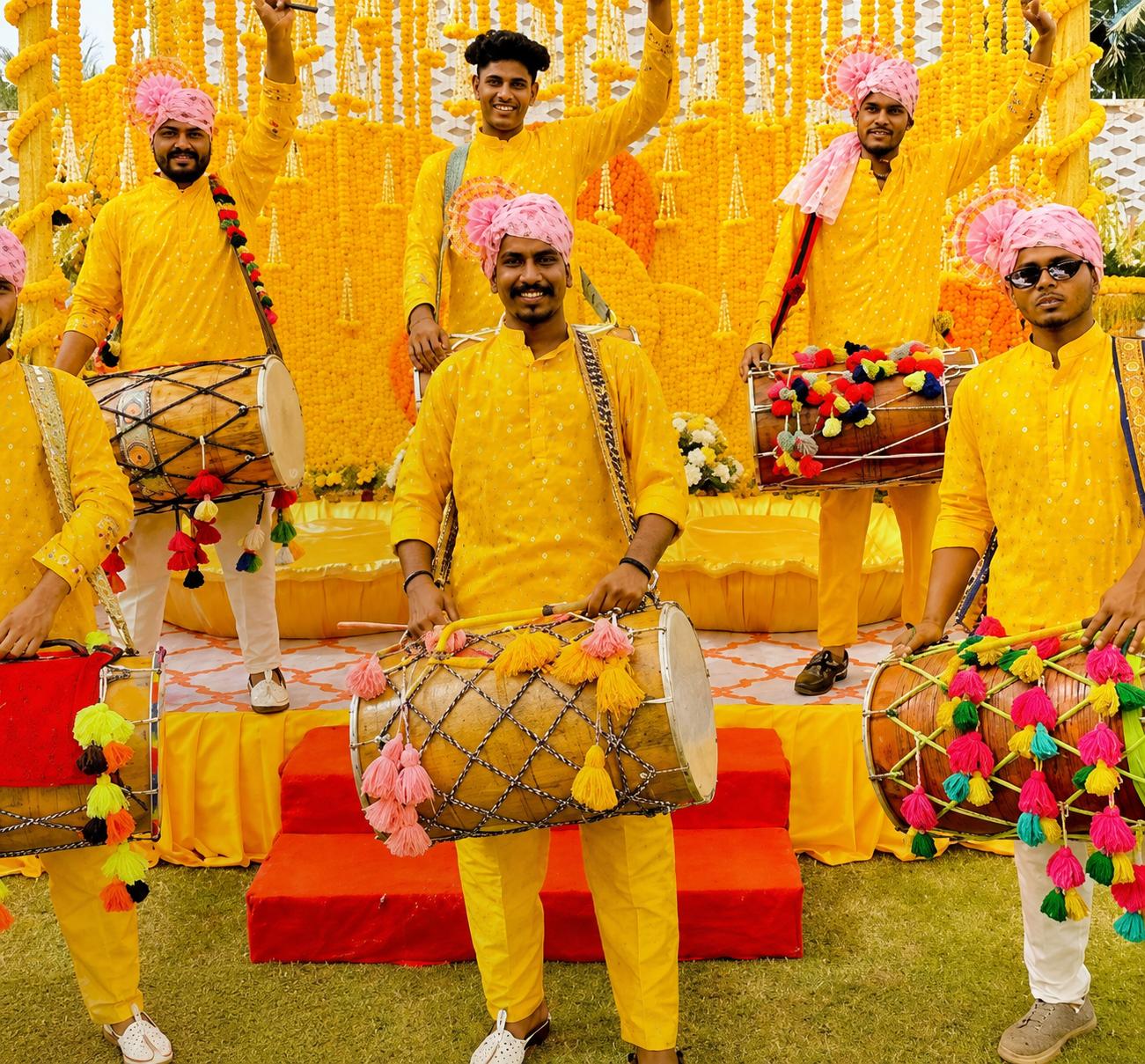 Dhol Performers performing in Bangalore